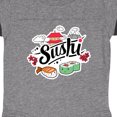 thumbnail image 3 of Inktastic Cute Sushi Illustration Boys or Girls Baby Bodysuit, 3 of 4