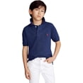 thumbnail image 2 of POLO RALPH LAUREN Boys' Classic Cotton Mesh Polo Shirt (BasicNavy, M), 2 of 4