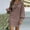 Coffee, variant on Women's Long Sleeve Fashionable Solid Sweater Medium Length Wool Dress Knitted Dress Sweater Dress Women Dresses Attire for Women plus Size Swearer Dress Cowl Neck Sweater for Women off The Shoulder