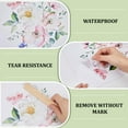 thumbnail image 6 of 2 Sheet Flowers Toilet Stickers Decal Floral Self Adhesive Waterproof Toilet Cover Decorative Sticker Removable Toilet Seat Lid Sticker Bathroom Wall Sticker for Bathroom Cistern Decor, 6 of 9