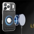 thumbnail image 2 of Case For IPhone 17 Pro Max/17 Pro/17 Air/17, Crocodile Pattern Magnetic Cover Metal Kickstand Shell Slim Retro Case, 2 of 7