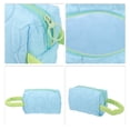 thumbnail image 3 of Bolsa de cosméticos floral duradera para mujeres Unique Bargains para vacaciones, camping y actividades al aire libre, poliéster azul, 3 of 3