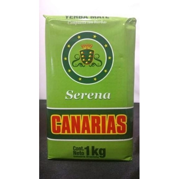 Canarias Serena Yerba Mate Tea- Blend of Mixed Herbs- Intense Flavor- 1kilo/2.2 lb.