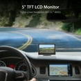thumbnail image 2 of Digital Wireless Backup Camera & 5'' Monitor kit RV/Car/Trailer/Truck High-Speed Observation System IP68 Waterproof Rear/Side/Front View Continous/Reversing Use Guide Lines ON/Off, 2 of 3