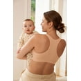 thumbnail image 3 of Women Racerback Nursing Sleep Bras for Breastfeeding Crossover Wireless Maternity Bralette Comfy, 3 of 5