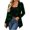 *Green, variant on Women's Buffalo Plaid Open Front Cardigan , Ladies' Waterfall Collar Jacket , Long Sleeve Fall Outwear For Women, S-2XL