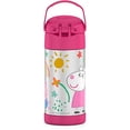 thumbnail image 3 of Botella de acero inoxidable THERMOS FUNTAINER de 12 onzas con pajita aislante al vacío para niños, Peppa Pig., 3 of 3