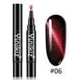 thumbnail image 3 of Cat Eye Top Coat Gel Nail Pen 5ml, Bright Shiny Nail Polish, LED Lamp Curing, Long Lasting 3 Weeks, Easy Removal, DIY Nail Art, Home Salon Use, Women, Birthday Gift, Holiday Makeup Organizers, 3 of 3