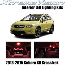 XtremeVision Interior LED for Subaru XV Crosstrek 2013-2015 6 pcs Red Interior LED Kit Installation Tool