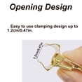 thumbnail image 4 of SEIWEI 10PCS Metal POP Clip Sign Stand Holder Bread Store Price Tag Card Holder Advertising Display Clip Holder (Rose Gold), 4 of 8