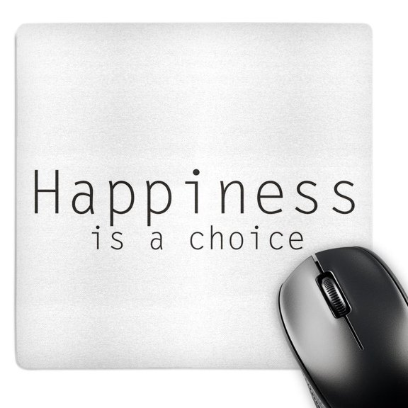 3dRose, Happiness is A Choice- Inspirational Words, MousePad