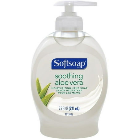 4 Pack - Softsoap Soothing Aloe Vera Liquid Hand Soap 7.5 oz