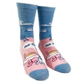 thumbnail image 2 of Women's Oui Oui French Bulldog Socks Funny Sarcastic Pet Puppy Lover Novelty Dog Footwear, 2 of 9