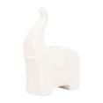 thumbnail image 2 of Figurine Stoneware and Ceramic Elephant with Modern Minimalist Silhouette and Raised Trunk Detail for Decorative Display and Animal-Inspired Artistic Accent, 2 of 10