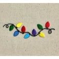 thumbnail image 3 of String of Christmas Lights - Iron On Applique/Embroidered Patch, 3 of 3