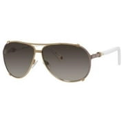 Christian Dior Chicago 2-Strass SULHA Gold/Lavender/White Pilot Sunglasses 63mm