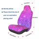 thumbnail image 3 of Fotbe Purple Glitter Funda para Asiento de Auto con Estampado – Impermeable y Antisudor – Ajuste Universal, Lavable a Máquina, Antideslizante (1 Pieza), 3 of 5