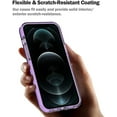 thumbnail image 5 of Shockproof Clear Design for iPhone 13 Pro Case, Certified 6.6ft Drop Protection, Raised Edges Protect Camera and Screen, Purple, 5 of 11
