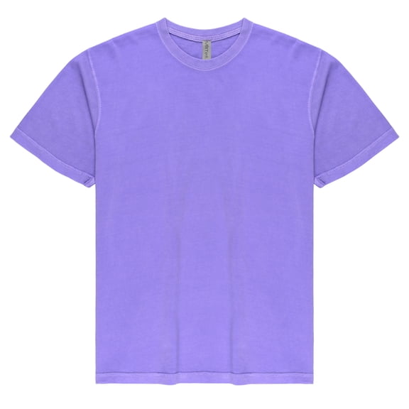 5.8oz Mid-Weight Pigment Dyed Unisex Short Sleeve Crewneck Tee 100% Combed Cotton Shirt Decorator Blanks Style 400