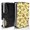Sunflower and Scroll Cream Pattern, variant on Sunflower and Leopard Yellow Pattern Aluminum Tactical Wallet, RFID Blocking Card Holder with Money Clip & Easy Access Notch, Ultra Slim Gifts for Men Women Everyday Carry