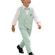 thumbnail image 1 of Odeerbi Niños 4 Pcs Caballero Vestido Formal Traje Chaleco + Traje Pantalones + Corbata + Colgantes Trajes de Boda Conjunto, 1 of 7
