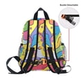 thumbnail image 5 of FORMRS School Backpack with Front Zippered Pocket 12" Elementary Student Travel Daypack, Vibrant Dinosaur, 5 of 6