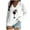 White, variant on Kaemgyyd Women's Long Sleeve V Neck Shirts Christmas Print Loose Casual Tunic Tee Trendy Cozy Pajama Tops for Women