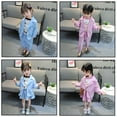 thumbnail image 4 of Wedding Party Girls Formal Suit Top Polyester Set Kids Spring Turn Down Collar Clothes Kit Polyester Breathable Clothing Pink Pants 100cm, 4 of 9