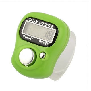 Tally Finger Counter Digital LED Electronic Finger Clicker Tasbih Handheld  Ring