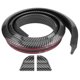 thumbnail image 2 of 1.5m/4.9ft Carbon Fiber Soft Rubber Car Rear Roof Trunk Spoiler Wing Lip Sticker Guard, 2 of 3