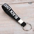 thumbnail image 3 of Lives Matter Bracelet, 2pcs Key Chain, For Men Women Parties Festivals BLACK LIVES MATTER, 3 of 8
