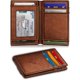 thumbnail image 2 of Billetera BULLIANT con cierre magnético de cuero genuino RFID para hombre, 2 of 7