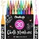 thumbnail image 1 of Marcadores de gis líquida de punta extrafina para pizarrón (30 unidades de 1 mm) pastel + bolígrafos, 1 of 8