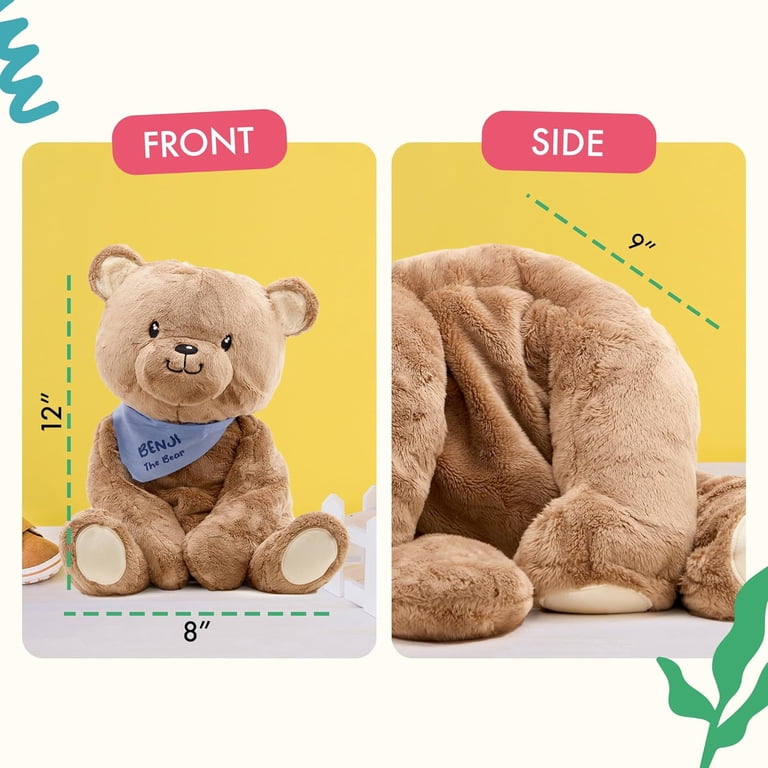 Lilly's Love Benji Weighted Stuffed Bear, 5 Pounds, Anxiety Relief photo 8