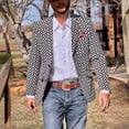 thumbnail image 2 of Traje casual ajustado para hombre Traje de vaquero Traje formal Traje casual ajustado, 2 of 6