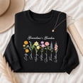 thumbnail image 4 of Jollimate Custom Name Sweatshirt, Grandma's Garden Sweatshirt, Mom's Garden Sweatshirt, Mom Birthday Gift, 4 of 6