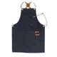 thumbnail image 1 of con pechera de mezclil con múltiples bolsillos, para adultos, barista, panadero, camarero, chef, uniforme de trabajo, hogar, cocina, cateri Azul un Baoblaze Delantal de trabajo de mezclilla, 1 of 8