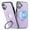 Purple, variant on Dteck Magnetic for iPhone 16 Leather Case with Invisible Stand, Compatible with MagSafe, Slim Kickstand Phone Cover for iPhone 16,Black