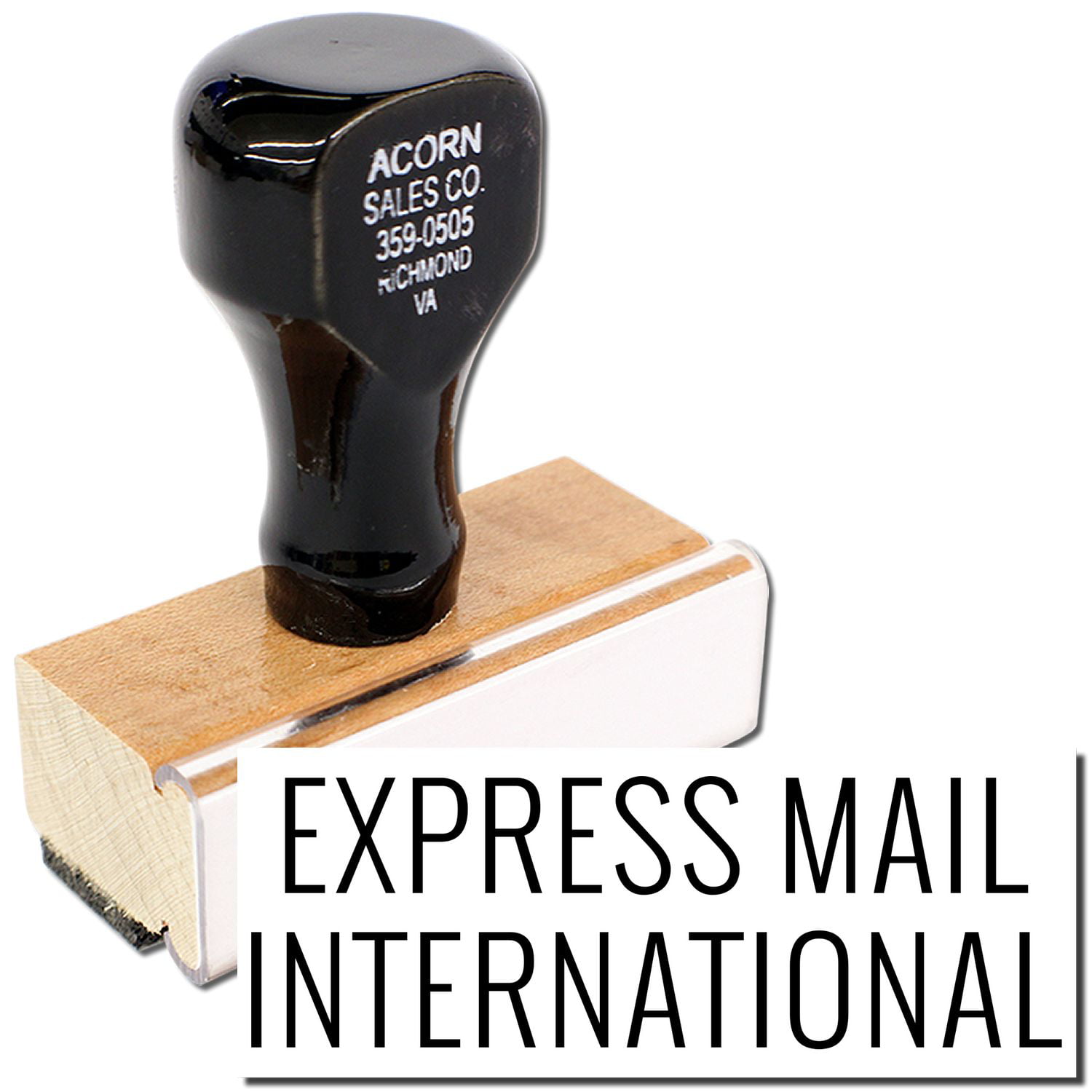 Spreek uit Opwekking Onafhankelijk Large Express Mail International Rubber Stamp, Wooden Handle Rubber Stamp,  Laser Engraved Dies, Impression Size 7/8" tall x 2-1/4”, Uses a Separate  Stamp Pad - Walmart.com