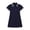 Navy, variant on Cheytotty Junior High Dress, Knee Length Collar Button, Summer Princess Style White 15 Years