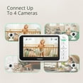 thumbnail image 5 of Yoton Video Baby Monitor with 4.3-Inch Display, 30-Hour Battery, Night Vision, Two-Way Talk, 5 of 8