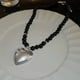 thumbnail image 4 of Fiudx Collar de Bola de Cristal, Colgante de Corazón, Elegante Cadena para Clavícula, Idea de Regalo Romántico, Accesorio Versátil, Ropa Formal Informal, Moda Femenina Única., 4 of 6