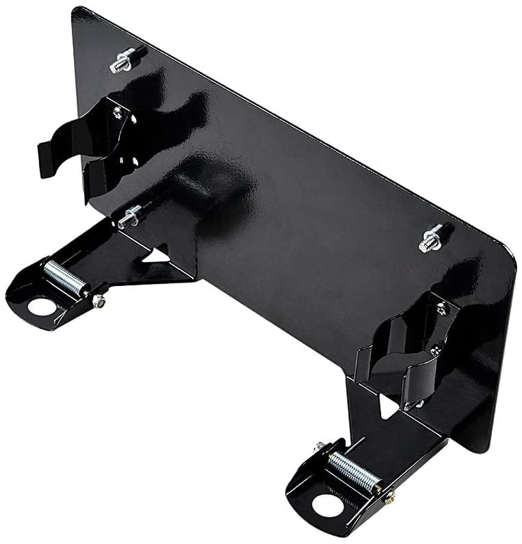 Solid Steel FLIP-UP Winch Roller Fairlead License Plate Mount Bracket Holder AS