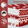 thumbnail image 3 of Premium Sherpa Christmas Throw Blanket, Fluffy Soft Cozy 50 x 60 Inch Blanket, Fleece,Christmas Holiday Decor Blanket Gift, 3 of 7