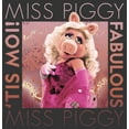 thumbnail image 2 of Men's The Muppets Miss Piggy Fabulous Graphic Tee Charcoal Medium, 2 of 5