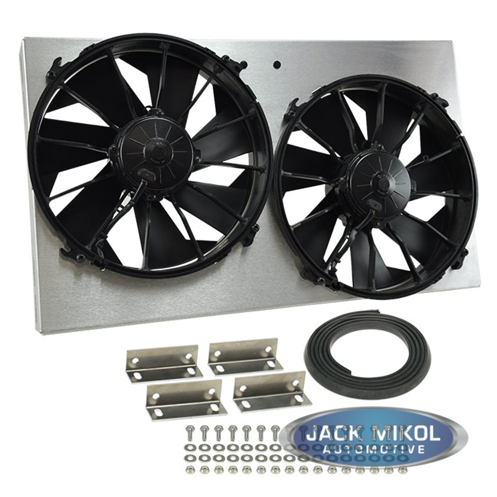 Derale Performance Cooling Products Dual RAD Fan/Aluminum Shroud