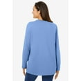 thumbnail image 2 of Woman Within Plus Size Perfect Long-Sleeve Crewneck Tee (Petite Available), 2 of 5