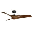 thumbnail image 3 of Zephyr 52" Matte Black/Distressed Koa Integrated LED Smart Ceiling Fan with Remote Control, 3 of 5