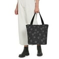 thumbnail image 4 of Goofa Flying Dandelion Pattern Tote Bags,Large Capacity Bag,Beach Tote with Zipper Closure, Large Capacity and Foam Padding, 4 of 6