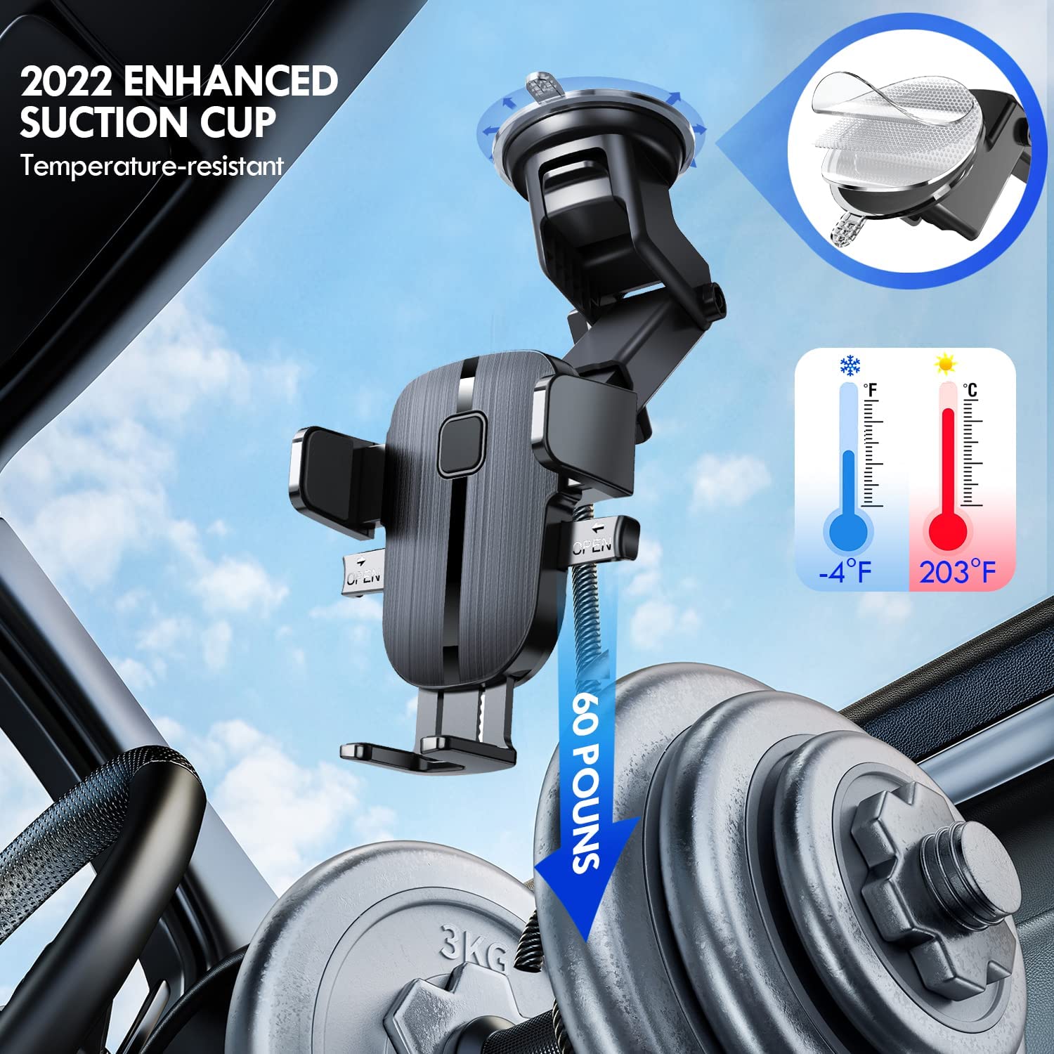 Amybaby Universal Car Phone Holder Mount photo 3